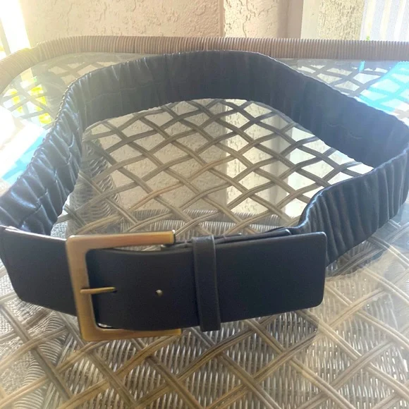 W by Worth | Accessories | W By Worth Black Adjustable Belt  display picture 3